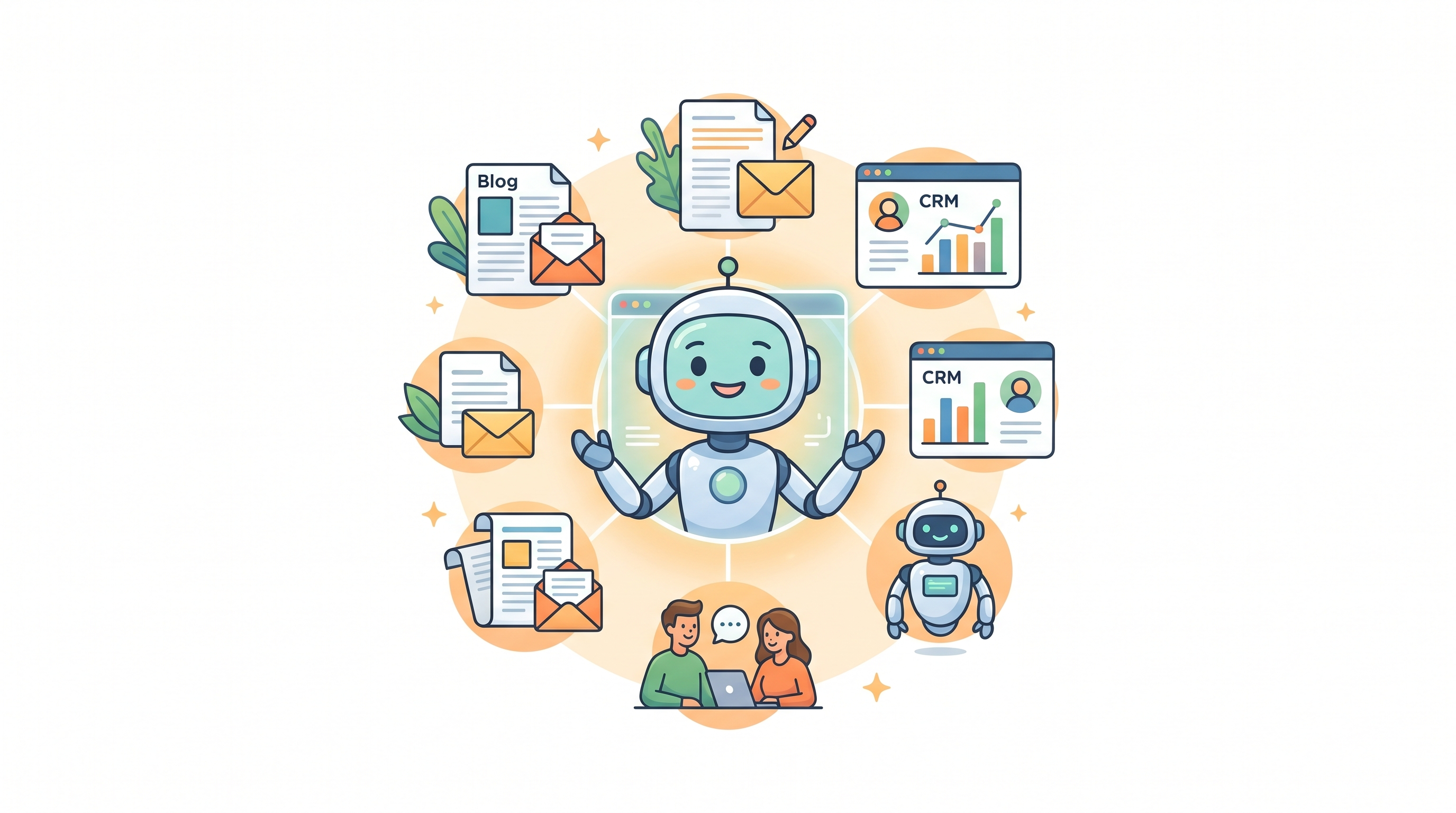 HubSpotの次世代AI「 Breeze（ブリーズ）」を徹底解説。Breeze Copilot、Agents、Intelligenceの3つの核となる機能から、最新の料金体系、導入メリットまで体系的に紹介します。CRMデータと連携し、業務を自律化させる「AI共生型ワークスタイル」の具体像がわかります。